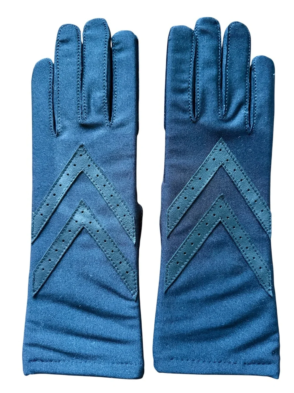 NIB Isotoner Knit-Lined Stretch Classics Gloves Black One Size A24813BLK1SZ - Picture 2 of 5